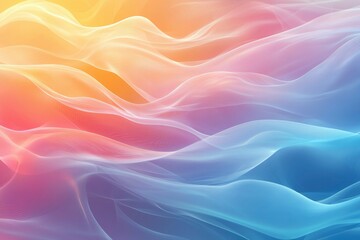 Obraz premium Abstract Gradient Background with Wavy Lines