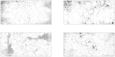 Black grainy texture isolated on white background. Abstract grainy texture isolated on white background.