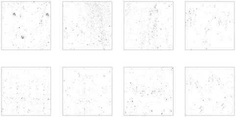Black grainy texture isolated on white background. Distress overlay textured. Grunge design elements. Vector illustration,