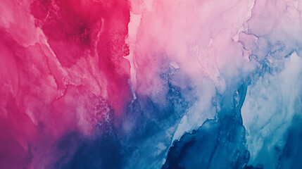 Obraz premium Colorful abstract artwork with pink and blue hues showcasing fluid dynamics in an artistic design