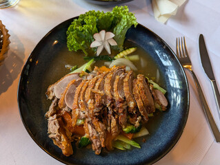 Vietnamesisch, Ente, Ente Süßsauer, Entenbraten, asiatisch