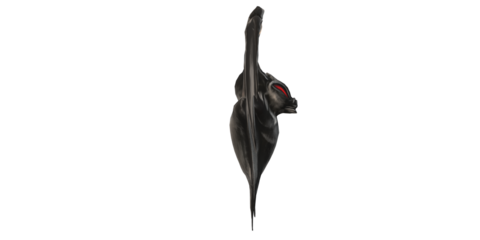 Scary Spooky Bat isolated on a Transparent Background