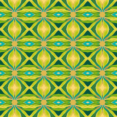 Seamless pattern with shapes. Seamless colorful summer abstract pattern.