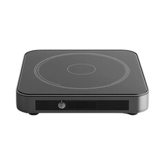 Fototapeta premium Modern electric induction cooktop for cooking needs