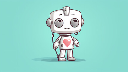 Obraz premium Love Robot