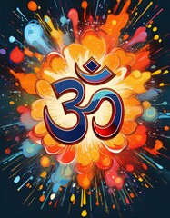 AUM (OM) Universal Of Hindu Symbols 
