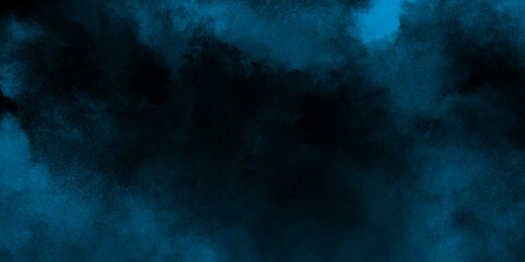 Abstract soft dark blue watercolor sky and clouds. grunge tint light blue and black  watercolor background. old stone dark blue distressed grunge background wallpaper rough concrete wall.