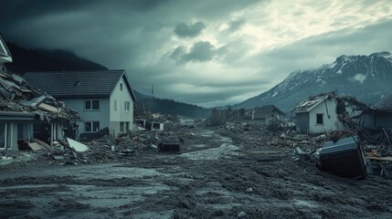 A boat on a dirt road, isolated rural scene