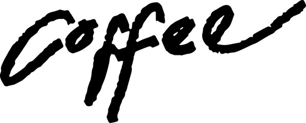 coffee text letteirng