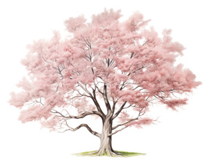 Fototapeta premium PNG Tree blossom drawing flower.