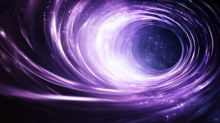 Naklejka premium Abstract Cosmic Swirl of Light and Energy
