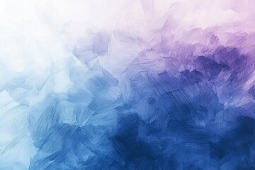 Obraz premium Abstract Blue and Purple Gradient Painting with Brushstrokes