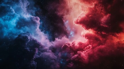 Fototapeta premium Colorful fireworks bursting in the sky, illuminating the horizon with vibrant hues, great for festival promotions, holiday greetings, or celebration announcements