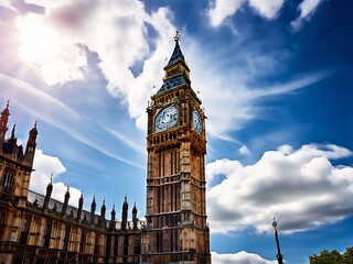 Elizabeth Tower (Big Ben) in London, England