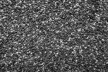 Raw soya beans background. Black and white