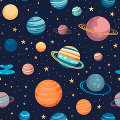 Planet universe pattern