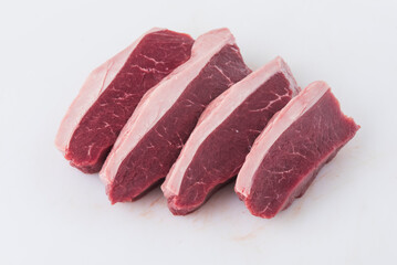 picanha crua fatiada 4 fatias