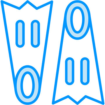 snaker vector blue line icon 