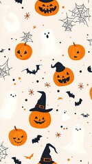 Halloween concept pattern