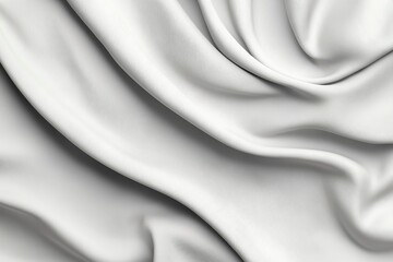 Obraz premium A Seamless Linen Fabric Texture in Light Grey, With Soft Creases, Perfect for Organic or Eco-friendly Products, Texture for Background, High Resolution Wallpaper or Background
