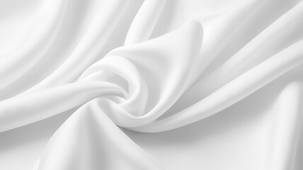 White satin silk texture wrinkled background