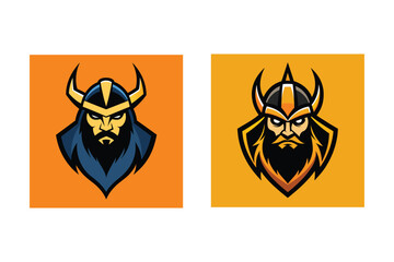 Obraz premium shield with wings Viking vector art