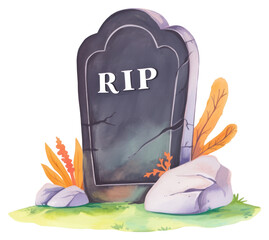 PNG Rock tombstone illustration gravestone rip.
