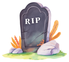 PNG Rock tombstone illustration gravestone rip.