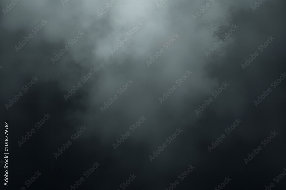 Canvas Prints gloomy background with gray smoke spreading across it