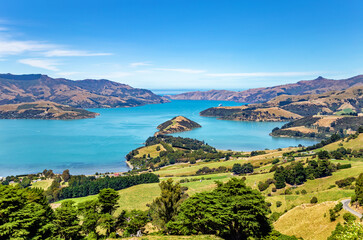 Banks Peninsula, Canterbury, South Island, New Zealand, Oceania.