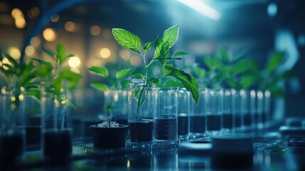 Plant Growth in Laboratory Setting