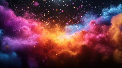 Obraz premium Abstract Colorful Explosion
