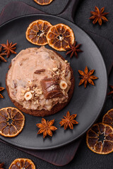 Sweet oatmeal cookies with buttercream or peanut butter