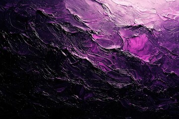 Abstract Purple and Black Oil Painting Texture