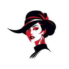 girl with hat symbol