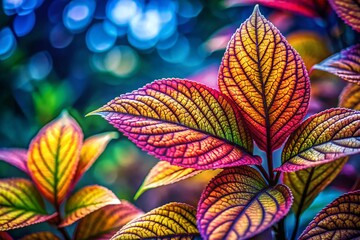 Obraz premium Intricate Leaf Motif Design Perfect for Nature Inspired Backgrounds and Textiles in Various Colors
