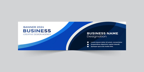 Professional corporate business marketing agency banners design