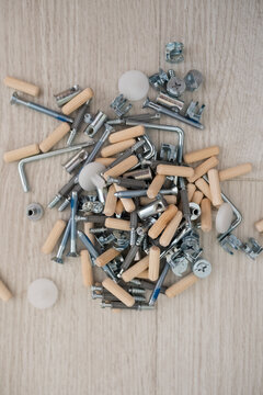 Fasteners on floor
