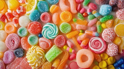 Vibrant candy assortment