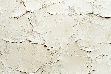 Obraz premium Close-up of a Textured White Wall with Cracks and Uneven Surface