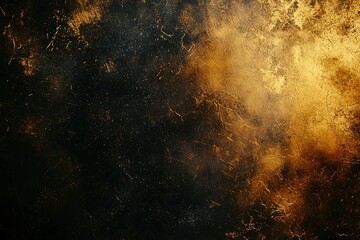 Abstract Black and Gold Textured Background
