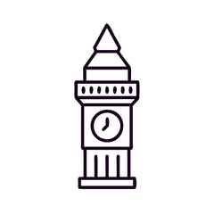 Obraz premium Clock Tower Icon