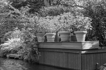 Spätsommertag an der Alster inHamburg