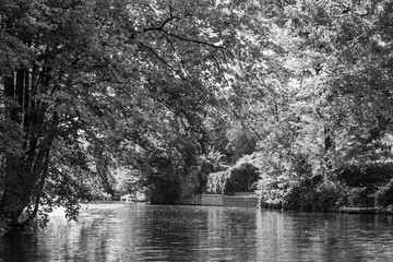 Sp&auml;tsommertag an der Alster inHamburg