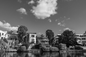 Spätsommertag an der Alster inHamburg