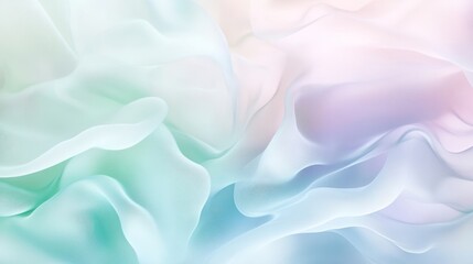Fototapeta premium Soft, flowing pastel colors create an abstract, ethereal background for design purposes.