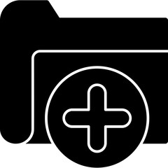 Obraz premium Add Folder Icon