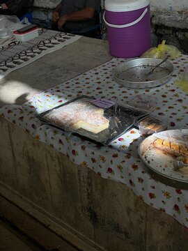 Local Market with Traditional Sweets