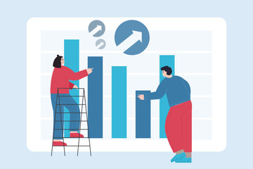 Business Growth Strategy Illustration