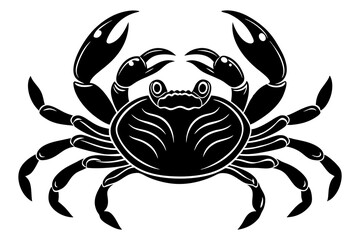 crab on white